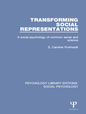 cover image of Transforming Social Representations